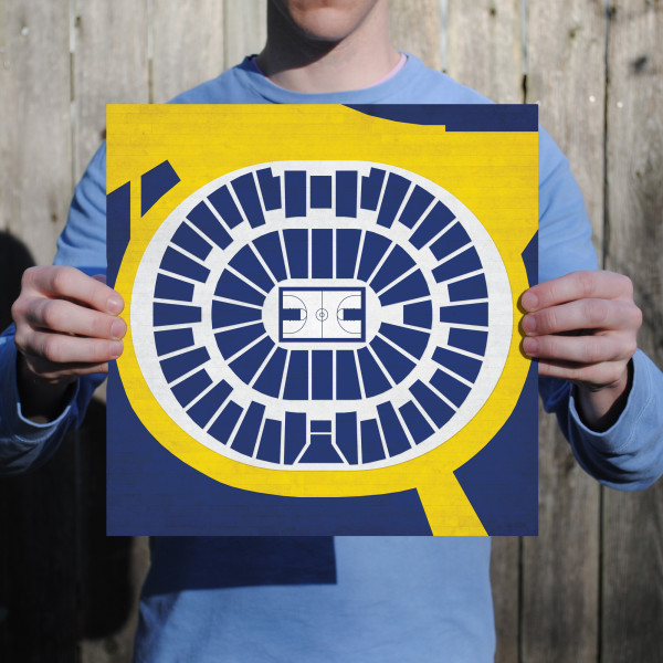 University of Michigan Campus Map Art - City Prints