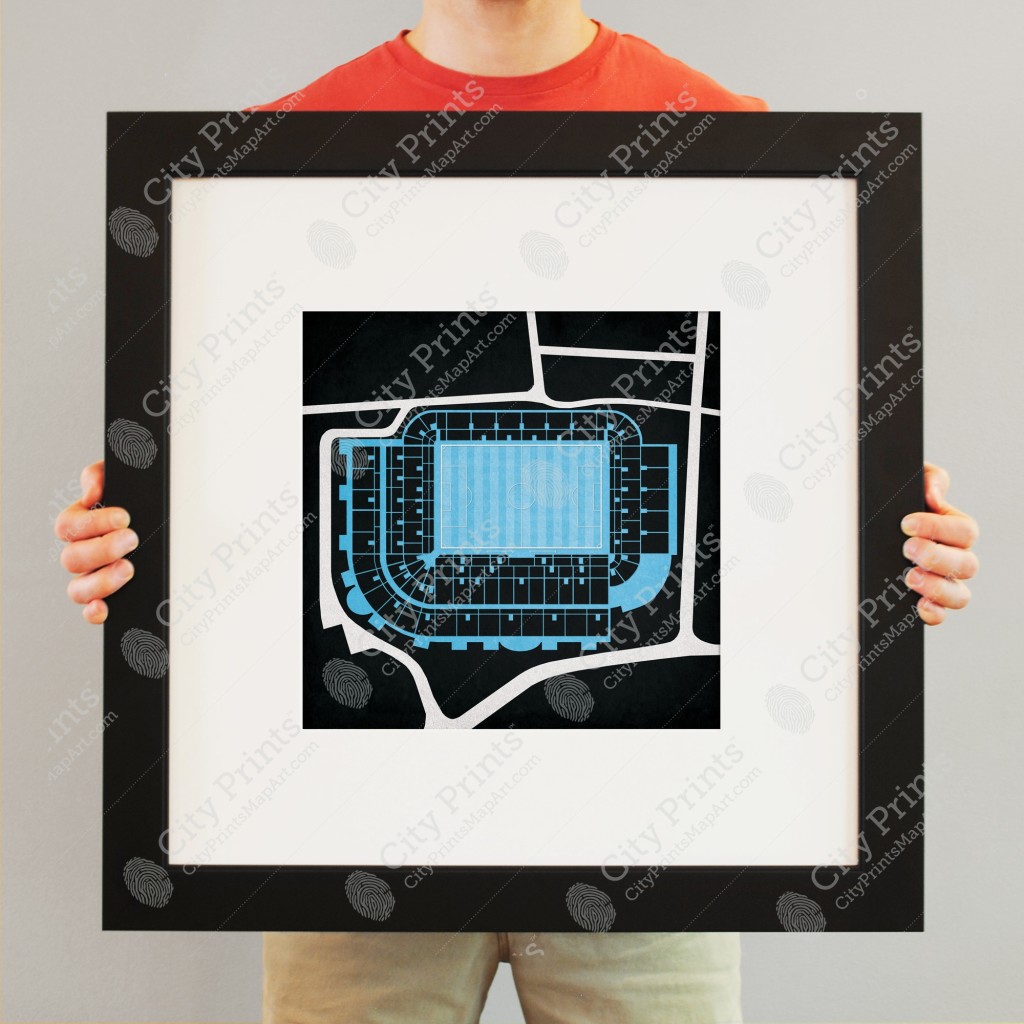 St. James' Park Map Art - City Prints