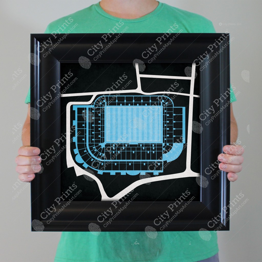 St. James' Park Map Art - City Prints