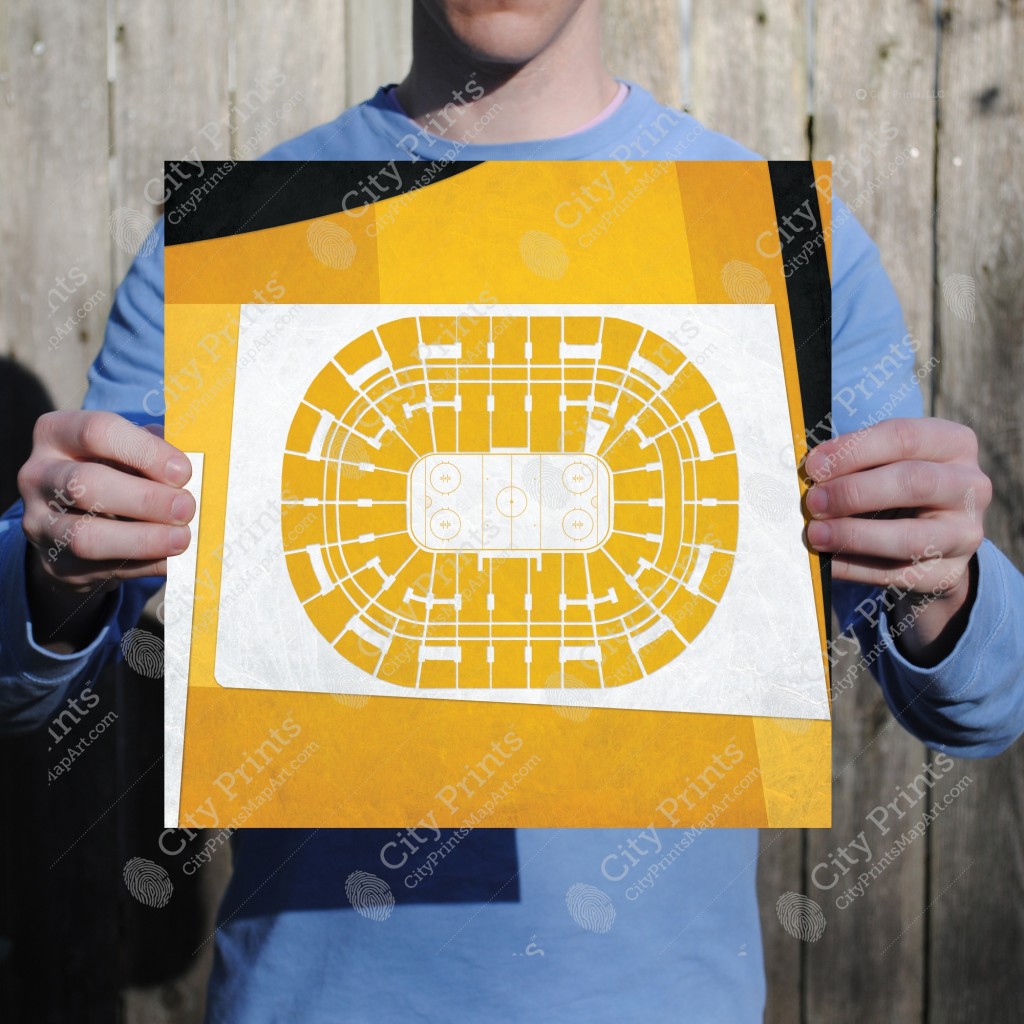 TD Garden Map Art - City Prints