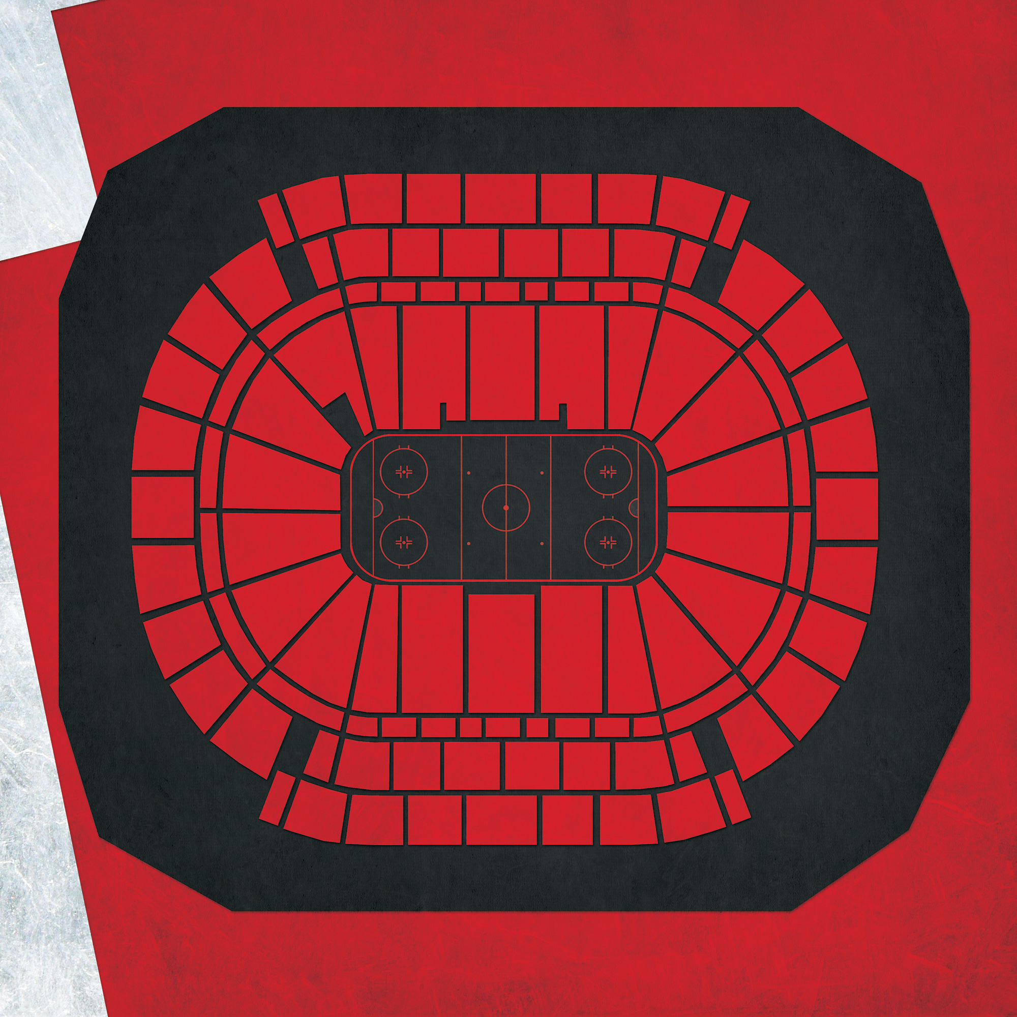 New Jersey Devils // Prudential Center // New Jersey Devils Art // New  Jersey Devils Print // Hockey Art