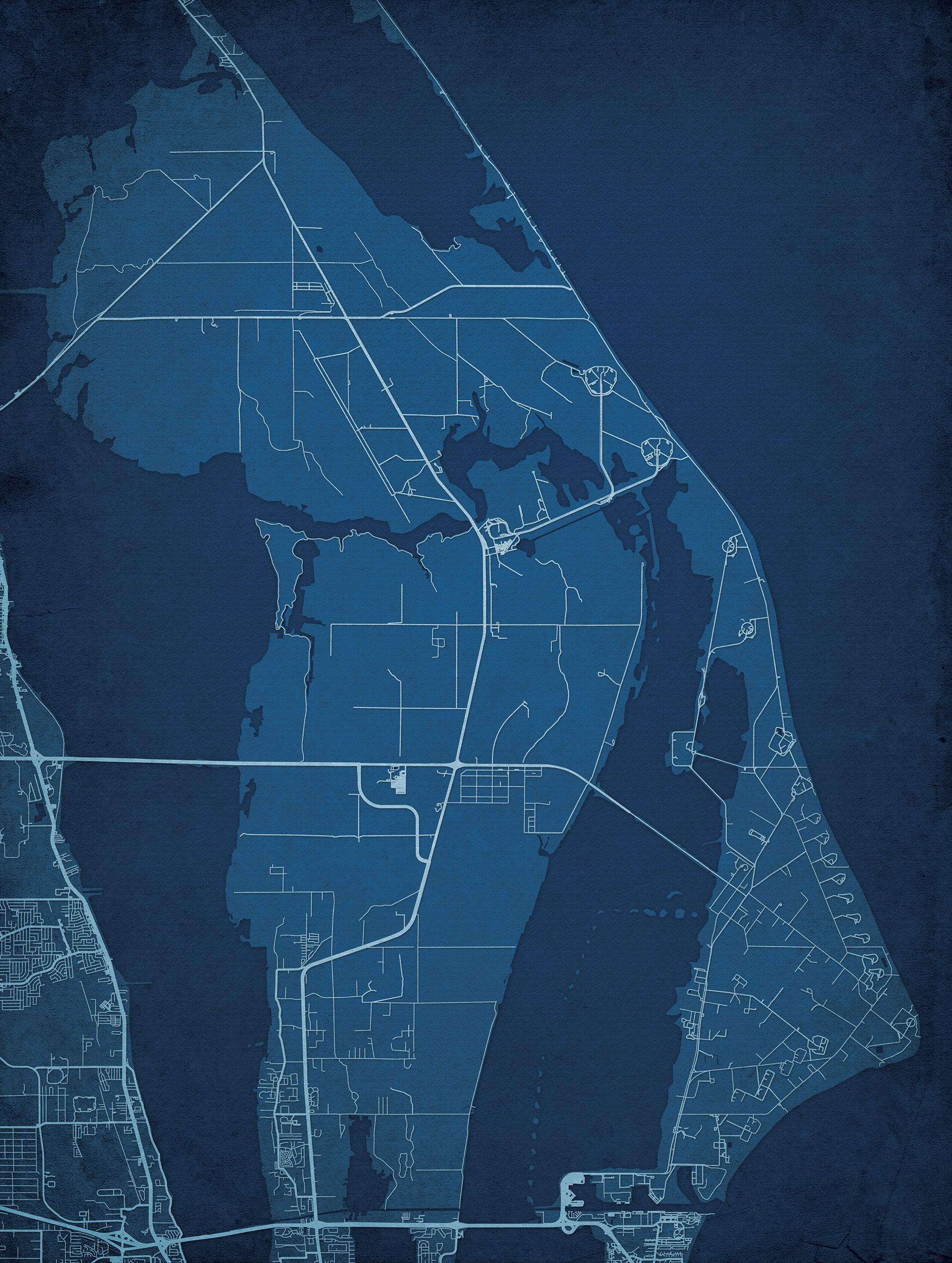 Kennedy Space Center Mission Map City Prints