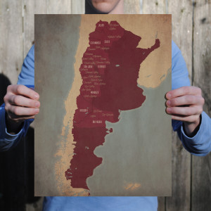 Portugal Wine Region Map - City Prints