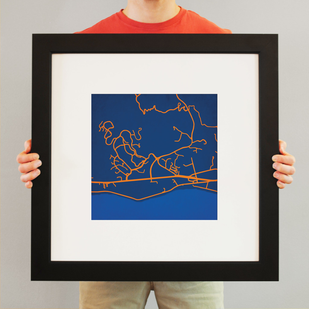 Pepperdine University Campus Map Art - City Prints