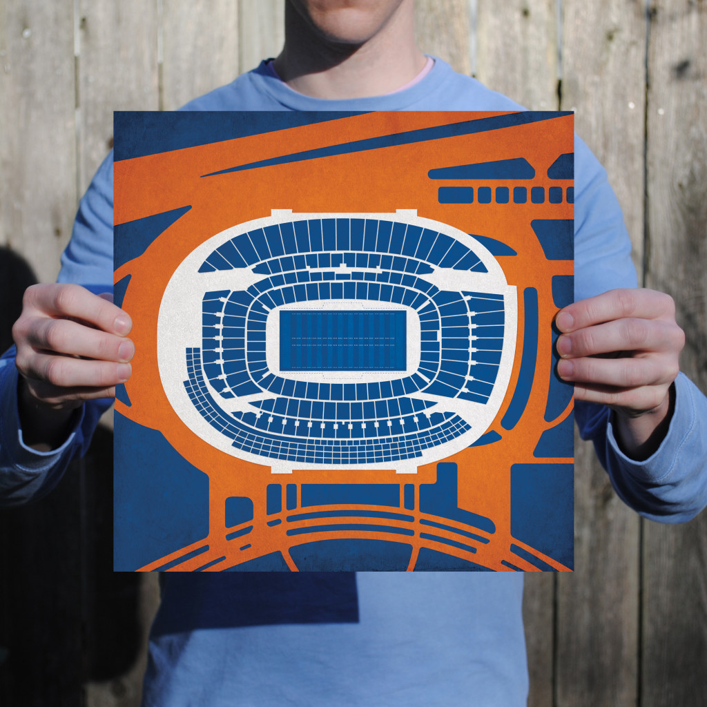 Soldier Field Map Art - City Prints