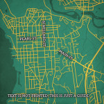 University of Vermont Campus Map Art - City Prints