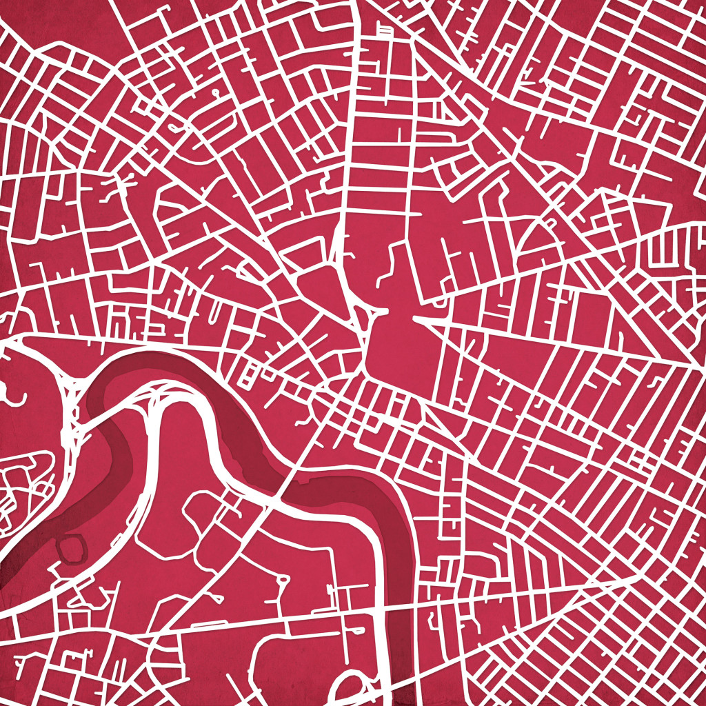 Harvard Stadium Map Art - City Prints