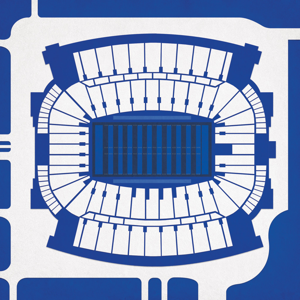 University of Kentucky Campus Map Art City Prints